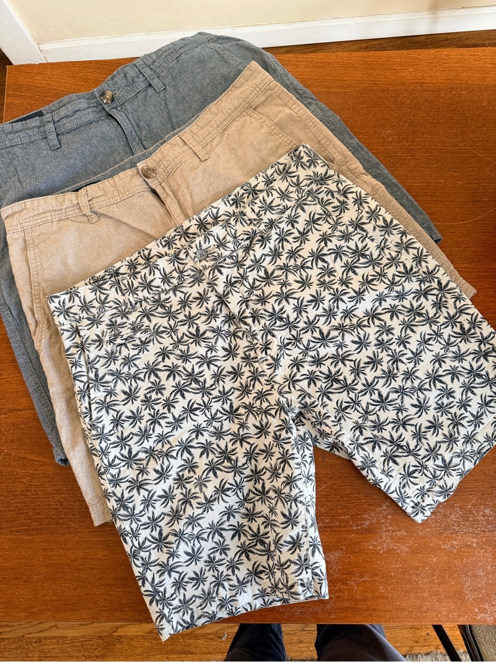 Men’s Shorts Lot Size 34 – 7 Diamonds, Toscano & Wallin Bros – 3 Pairs
